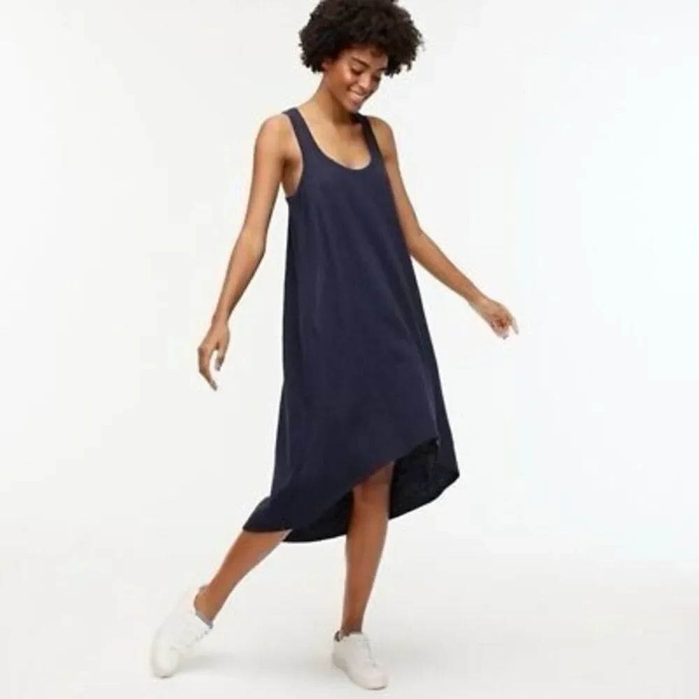 ✨J.Crew Swingy Navy Sz XS Tank Dress✨